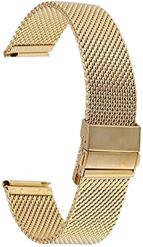 Bracelet de montre en maille mesh élégant de 22 mm avec boucle robuste
