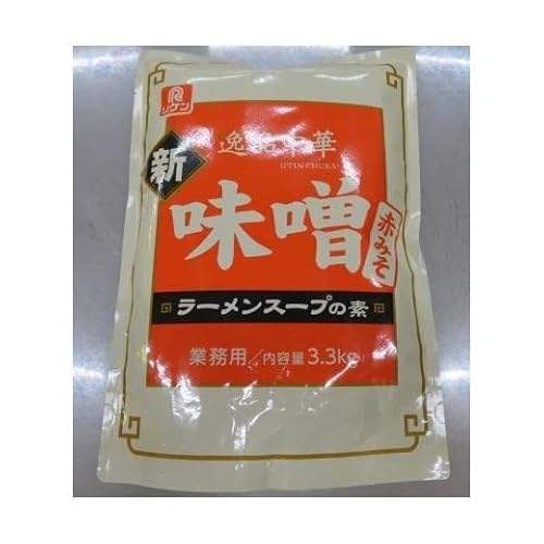 《常温》 理研ビタミン 新・味噌ラーメンスープの素赤みそ 68542 3.3KG 学校給食 業務用