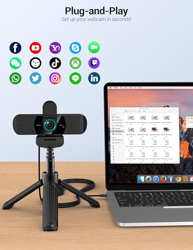 4K Web Camera with Microphone