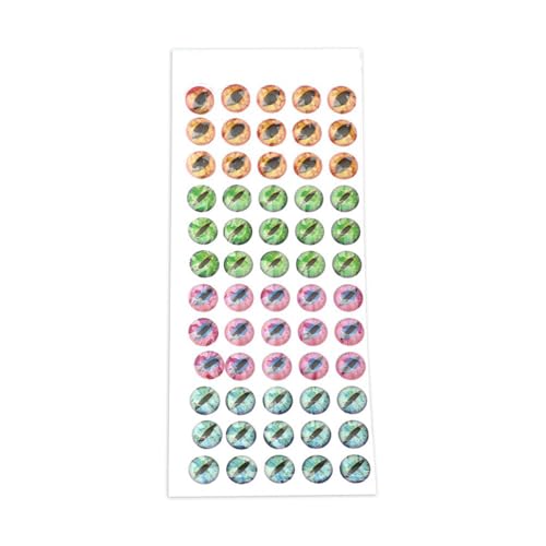Calcomanías para Ojos de Cebo – Pegatinas de atracción de, Efecto 3D con Acabado Brillante, Accesorio de señuelo fácil de Pegar con un realismo Visual Mejorado, voy