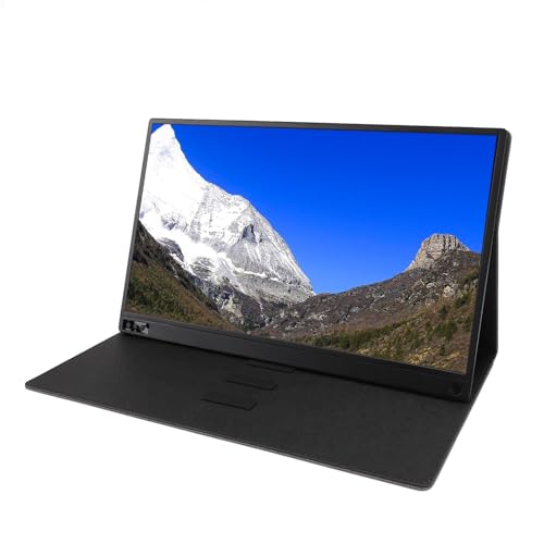 ASHATA Monitor Portátil para Juegos de 16,1 Pulgadas, 144 Hz, Pantalla Portátil 100% SRGB 2,5 K para Ordenador Portátil, Monitor de Viaje 2560x1440P, Segunda Pantalla Externa 16:9 para