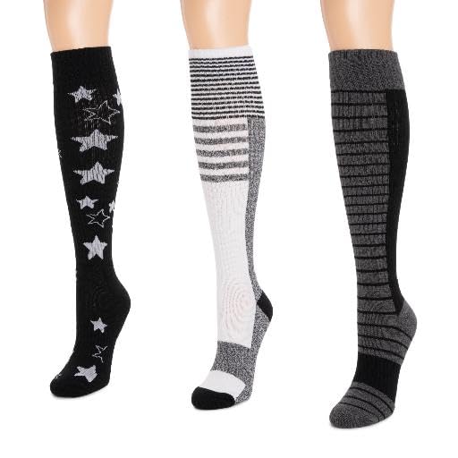 Image of MUK LUKS Women's Cotton Compression Knee-High Socks
