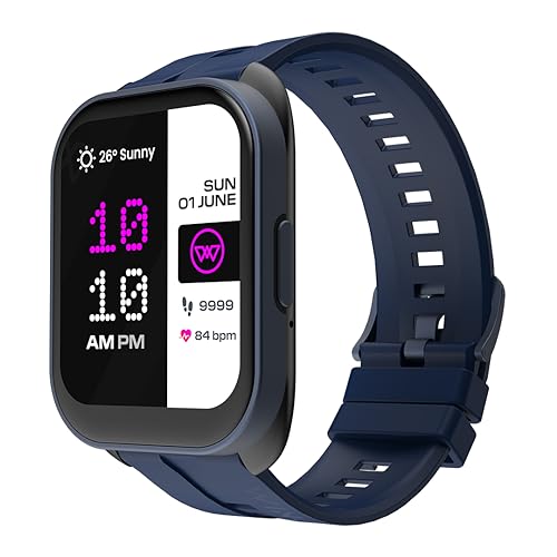 Image of Wings Urbana Smartwatch with 2.01 inch IPS LCD Screen, Digital smartwatch Android smartwatch with Ai Voice Assistant, IP68 Water & Dust Resistant.