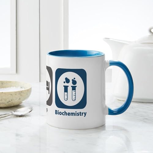 Taza de cerámica 11 oz con diseño biología miniatura 6