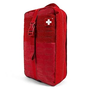 My Medic MYFAK Large Medical Kit (PRO) – Emergency First Aid Survival Essentials & Travel Bag Supplies | EMT Rescue Items For Any Car, Home or Office – Red