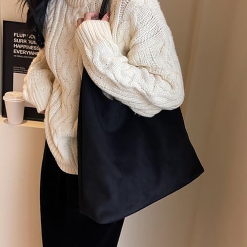 Image of Fall Suede Hobo Bags for Women, Large Capacity Slouchy Suede Handbag for Office & Shopping & travel, Holiday Gift
