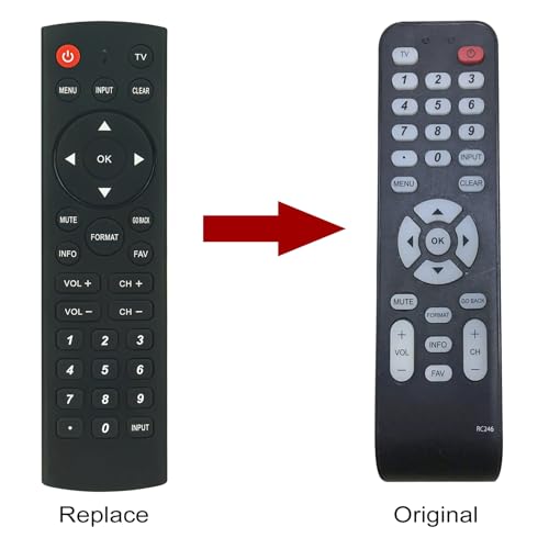 Télécommande RC246 pour savourer vos soirées devant le TV RCA L32HD31R - 3