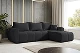 💤 Fonction couchage & coffre de rangement : En quelques étapes faciles, une surface de couchage de 140x200 cm est créée. Le coffre de lit intégré offre un espace de rangement pratique pour les couvertures, les oreillers et la literie.