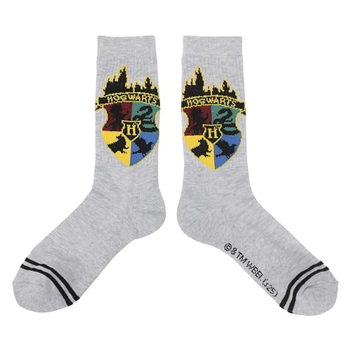 Bioworld Harry Potter Quidditch Men's 3-Pair Pack Athletic Crew Socks4