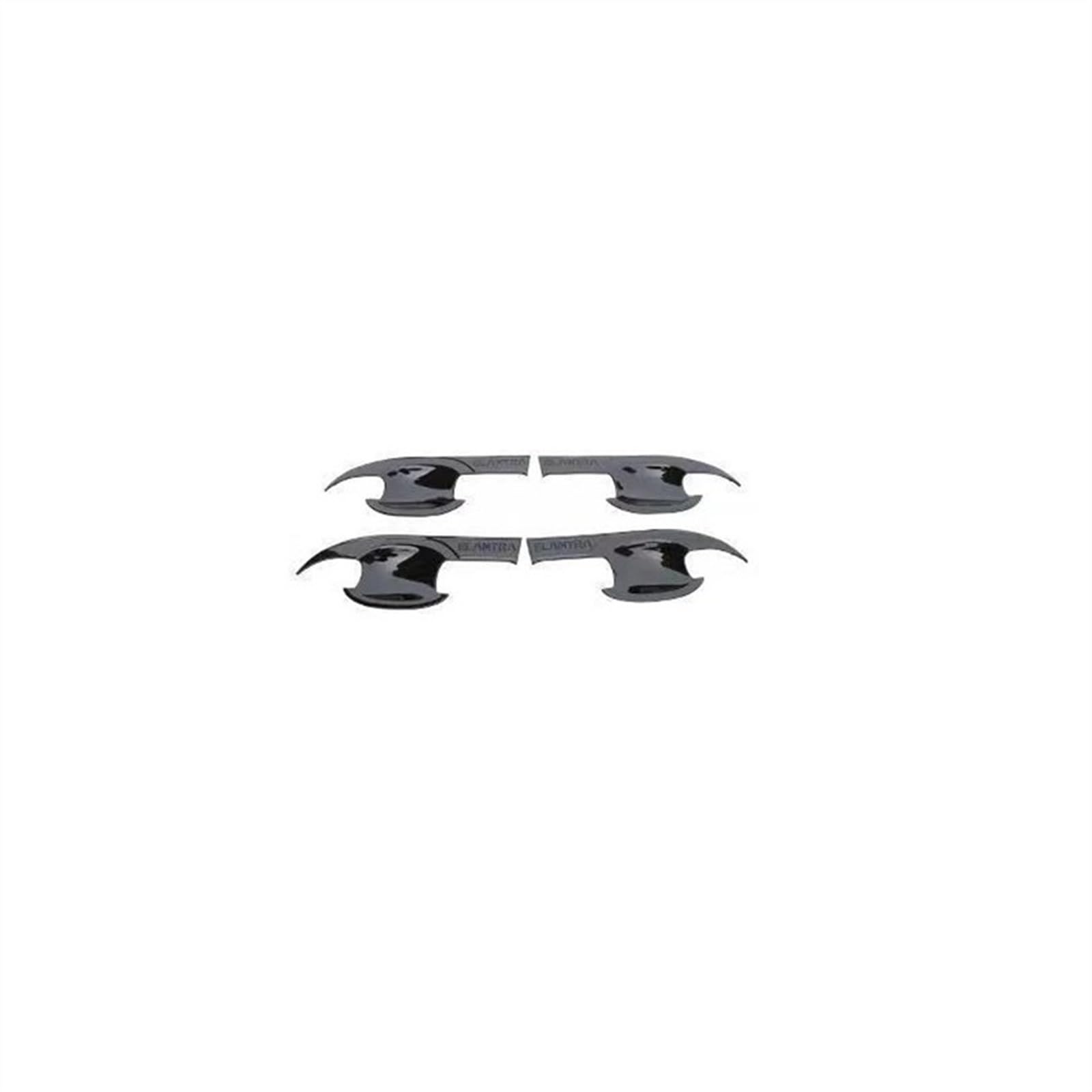 Csspdm A Carbon Fiber Stickers Door Bowl Holder Handle Frame Cover Trims For Hyundai Elantr 2021-2023 Car Exterior Ccessories(A)