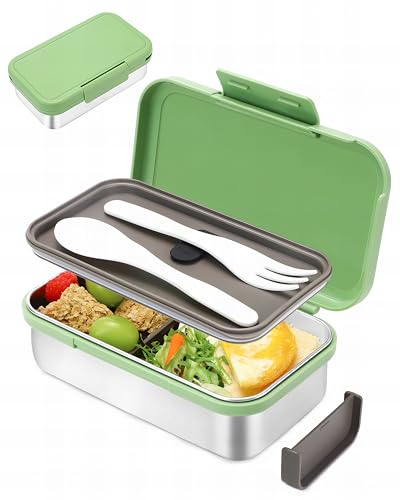 Bugucat Fiambrera Acero Inoxidable 900ML,Lunch Box Acero Inoxidable con 1 ParticióN...