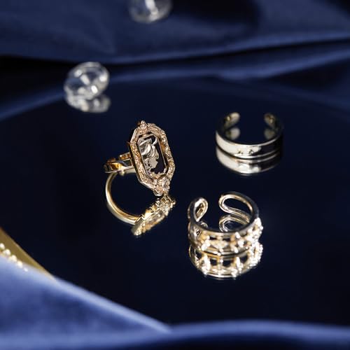 GENSHIN IMPACT Furina Impression Series - Portrait Flip Ring&Layered Crown Band Ring3