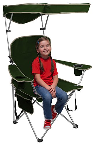Quik Shade Adjustable Canopy Folding Camp Chair - Forest Green - Thumbnail 2