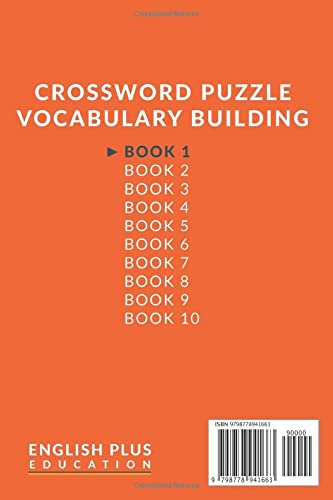Crossword Puzzle Vocabulary Building Book 1: Build your vocabulary, prepare for TOEFL and SAT, or just have fun with our word games - Image 2