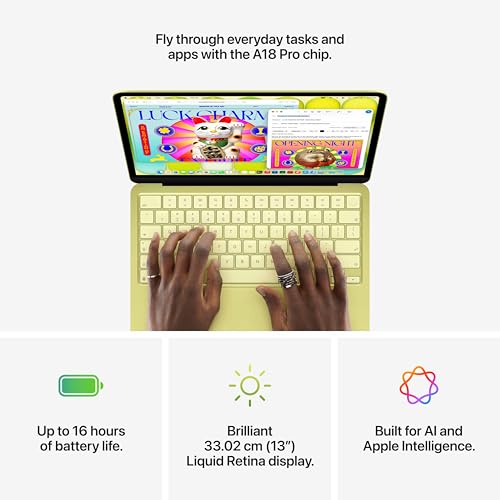 Image of Apple 2026 MacBook Neo 13″ Laptop with A18 Pro chip: Built for AI and Apple Intelligence, Liquid Retina Display, 8GB Unified Memory, 256GB SSD Storage, 1080p FaceTime HD Camera; Citrus