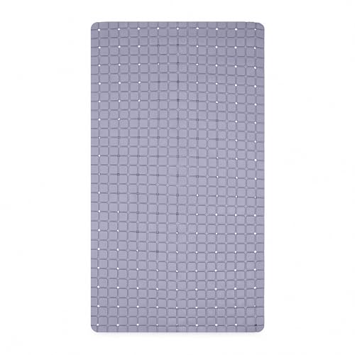 Image of Storite Non Slip Bathtub & Shower Mat Extra Long Bathroom Mats for Tub Nonslip Anti Slip Bathmats with Suction Cups, Drain Holes, Foot Massage Scrubber for Kids & Adults (1, 78 x 46 cm (Rectangular))