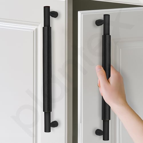 Image of Plantex Cabinet Handle /Kitchen Cabinet Door Handle /Wardrobe /288 mm Cupboard Handle /Door Pull-Push Handle for Home /Office - Pack of 2 (Black)