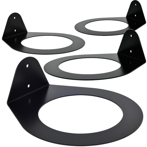 DECORDEEP 4 PCS Medicine Ball Holder Wall Mount Slam Ball Rack & Wall Ball Holder Heavy Duty Med Ball Rack for Home Gym Fitness Storage