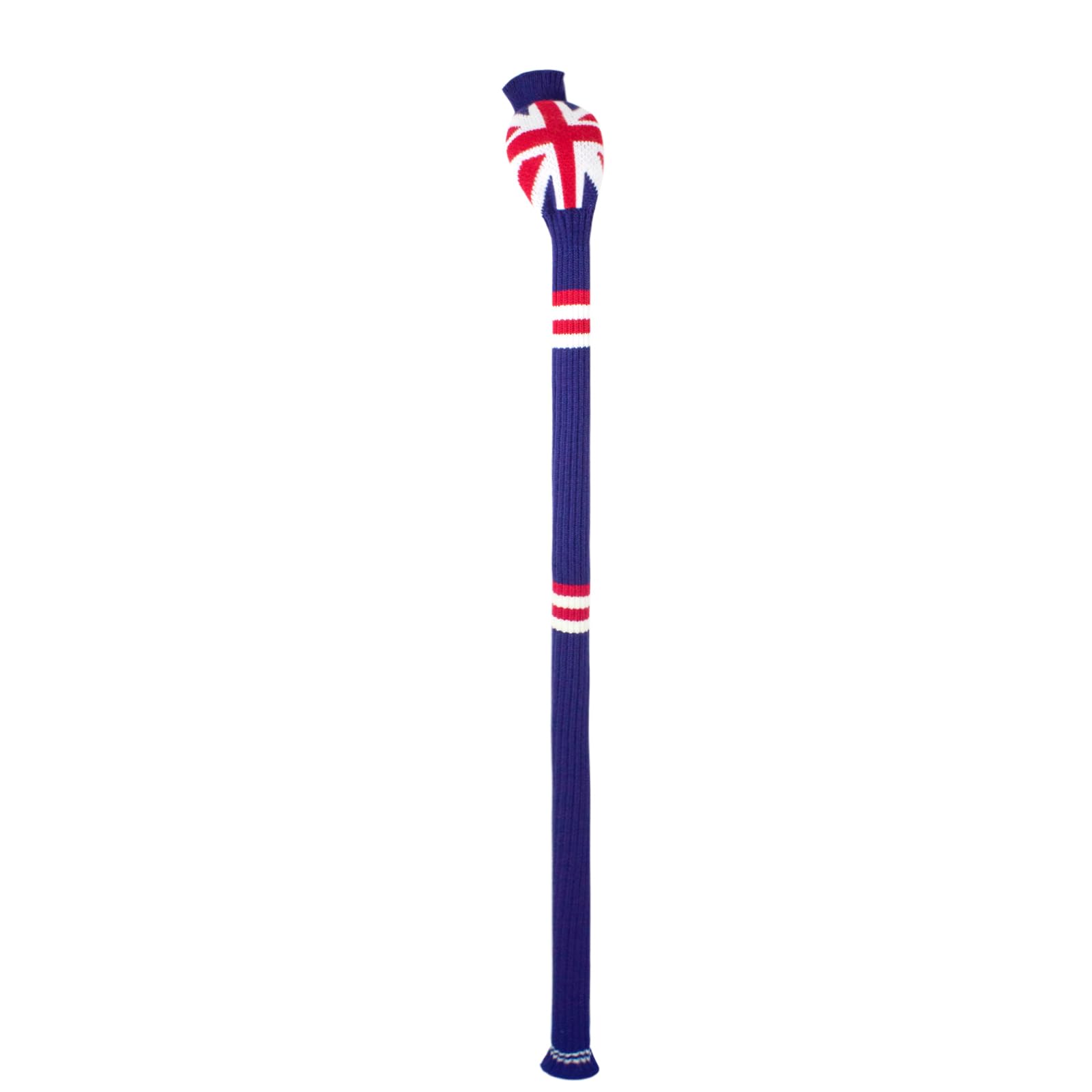 Scott Edward Knitted Golf Club Cover Long Full Coverage Golf Club Cover Fits Well Golf Club Protector for Male/Female on UK Flag Style（Fairway Wood）