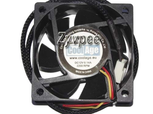 Ventilateur de refroidissement 12V silencieux Coolage 60mm pour l'aération