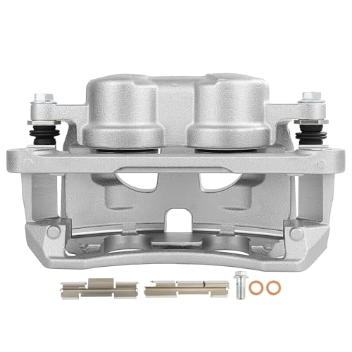 Image of SCITOO - Front Left Disc Brake Caliper Assembly w /Bracket For Dodge,For Ram Models - For 2500 2011-2018,For 3500 2011-2018,For Ram 2500 2009-2010,For Ram 3500 2009-2010 18B5173