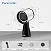 AMZCHEF Portable Range Hood, Desktop Exhaust Fan with 3 Speed Range Hood,Low Noise Large Oil Collection Cup,Detachable Aluminum Filter, Portable Kitchen Exhaust Fan for Indoor BBQ, Hot Pot-BK