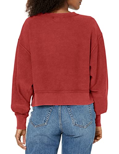 Image of chicka-d NCAA womens Corded Boxy Pullover