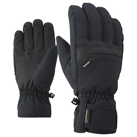 Ziener Men's Glyn GTX Gore Plus Warm Glove Alpine Ski Gloves, Black (Black), 8.5 Cover