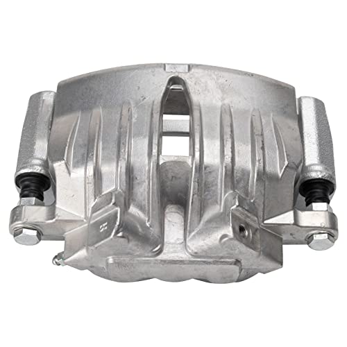 Image of TRQ Front Left Brake Caliper w /Bracket Drivers Side