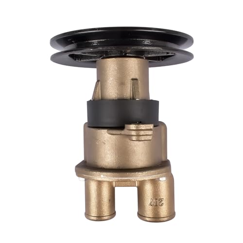 3857794 Raw Sea Water Pump with 4.5' Pulley Replacement for Volvo Penta 3.0GS 4.3GI 5.7GI 7.4GI 8.2GSI 1995-1999 3851982 3855079 3852399 3851700