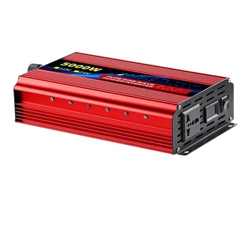 Convertisseur Puissance 12V 220V 5000W Onde Sinusoïdale avec Écran LED pour Auto