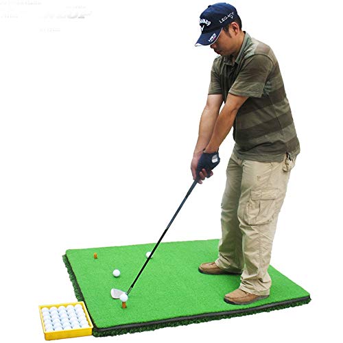 ChengBeautiful Estera de Golf 3D Grueso Antideslizante Golf Putt Practice Portátil Mini Golf Artificial Putter Pad Green Green Grass Profesional Verde Interior (Color : Verde, tamaño : 1.2 * 3.8M) Cover