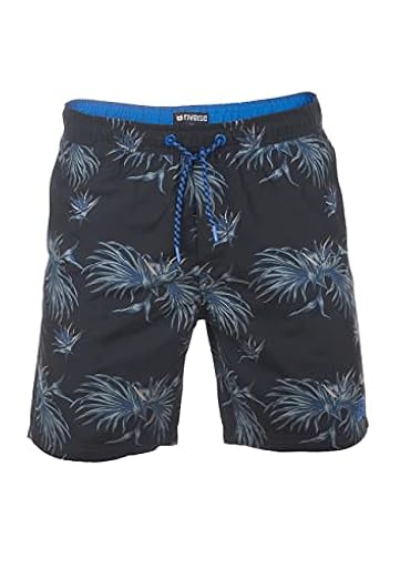riverso RiVKai - Bañador corto para hombre, pantalón corto de verano, deportivo, con cordón, estampado 100 % poliéster, Black Bright Royal Blue (64004), L | Ya disponible en tu tienda friki favorita! En mundofriki.es! riverso RiVKai - Bañador corto para hombre, pantalón corto de verano, deportivo, con cordón, estampado 100 % poliéster, Black Bright Royal Blue (64004), L | Ya disponible en tu tienda friki favorita! En mundofriki.es!