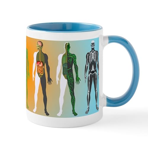Taza de cerámica 11 oz Anatomía Humana CaféPress miniatura 2
