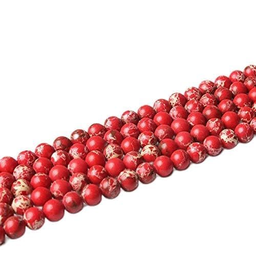 Cuentas sueltas de piedra emperador 10mm collar pulsera multicolor