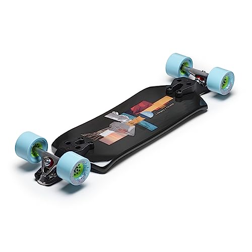 Loaded Boards Fathom Longboard Skate completo (rodas Caguama 77a de 85 mm, Paris 150 caminhões 50°)