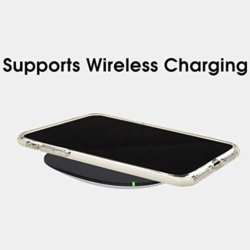 Étui iPhone XS Max transparent de qualité premium avec contour blanc