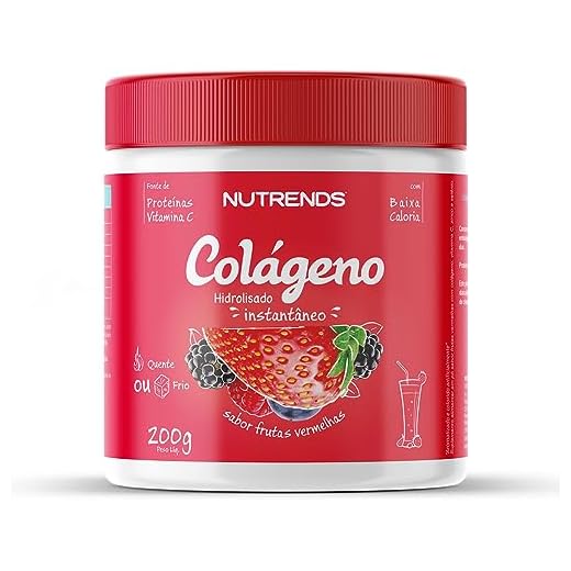 Nutrends Colágeno Inst. - 200G - Sabor Frutas Vermelhas