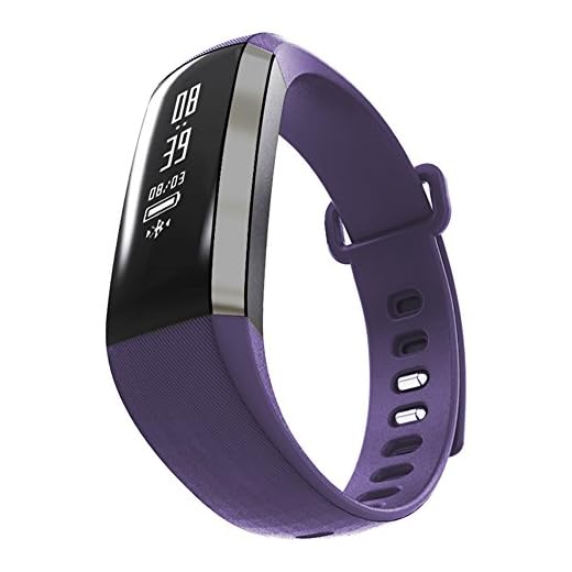 Leotec Fitness Health Smartband de 0.86", Juventud Unisex, Morado, Normal