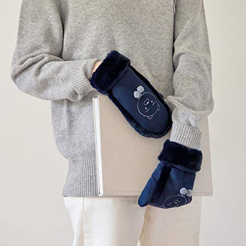 KAKAO FRIENDS Official- Women's Faux Fur Cuff Winter Mittens4