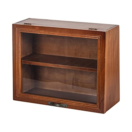 Qectial Vitrina/Armario de Almacenamiento de Escritorio para Dormitorio
