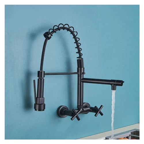 Mitigeur de cuisine eau chaude et froide avec mitigeur en laiton et bec amovible - 4