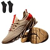 Men's Breathable Mesh Running Shoes,Womens Orthopedic Relieve Walking Shoes,Slip on Fashion Casual Sneakers