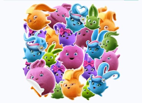 Sunny Bunnies 20 Pcs Stickers - Adorable Bunny Bliss for Your Crafts and Decor!