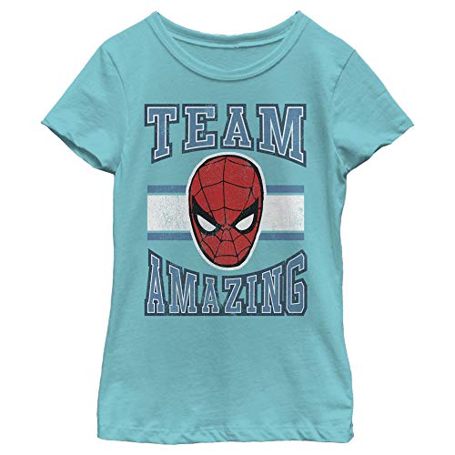 Fifth Sun Little, Big Marvel Classic Team Amazing Girls Short Sleeve Tee Shirt