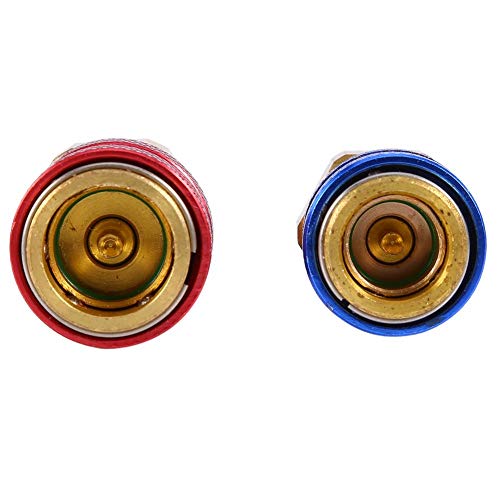 Conector rápido de latón para aire acondicionado R134a miniatura 4