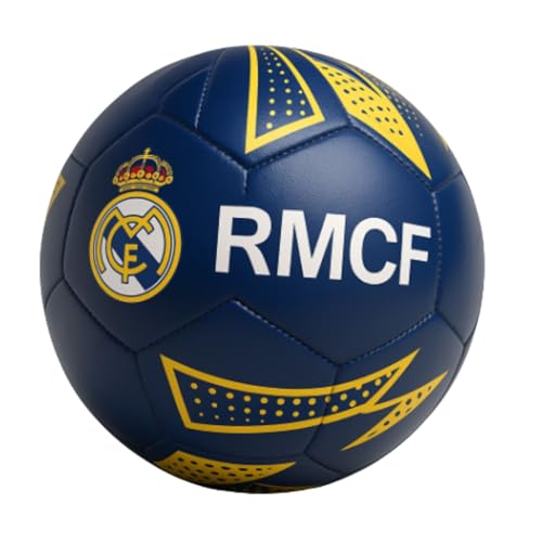 SaoTi Balon del Madrid Talla 5-Pelota de Futbol con Escudo del RM