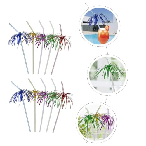 50 pitillos decorativos para fiestas de 24 cm miniatura 3