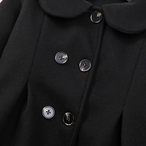 Toddler Baby Girl Clothes Jacket Coat Long Sleeve Double Breasted Trench Dress Coat Fall Outfit3