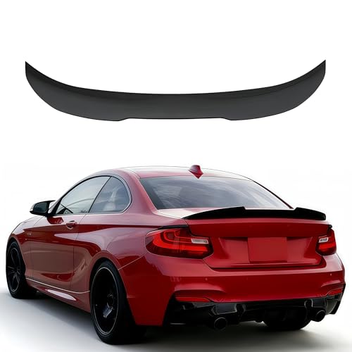 time secret Rear Spoiler for BMW 2 Series M2 F87 F22 F23 M235i M240i 218i 220i 228i Coupe 2014-2021 Trunk Spoiler Wing Glossy Black PSM Style